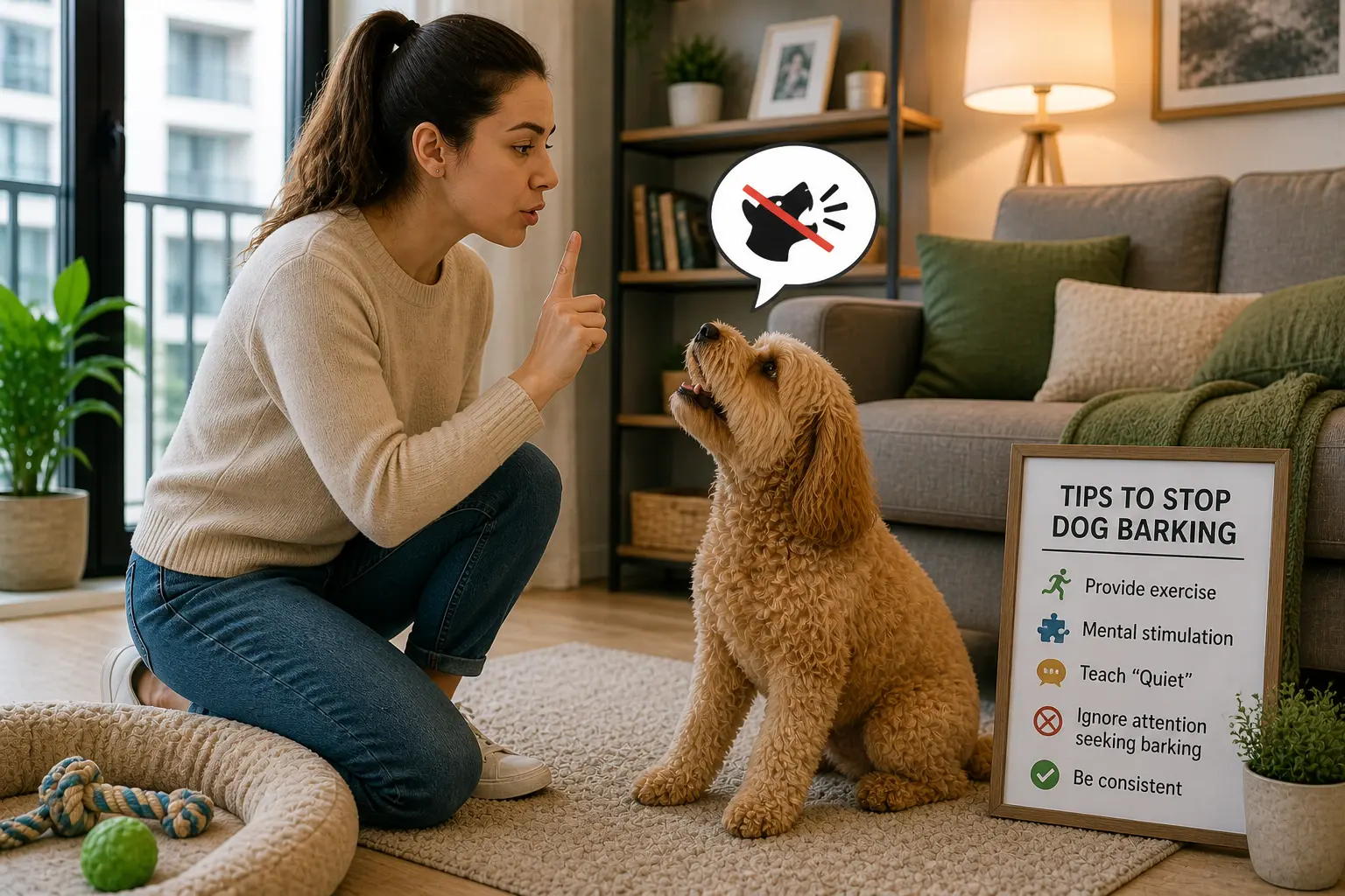How to Stop Dog Barking in Apartments
