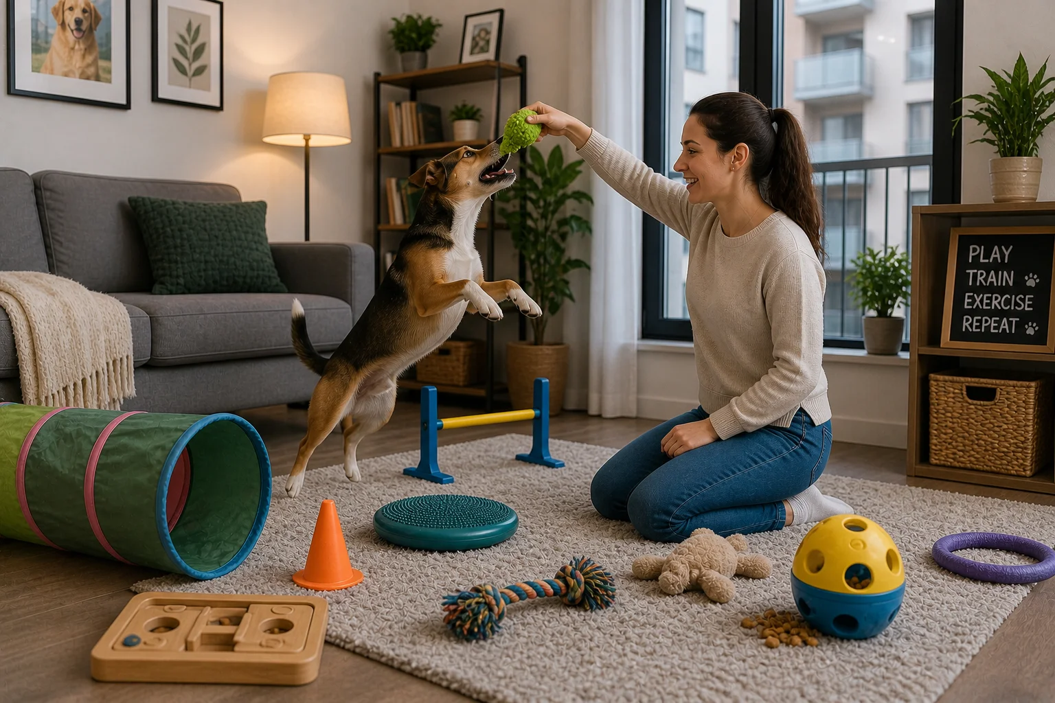 Indoor Exercise Ideas for Apartment Dogs