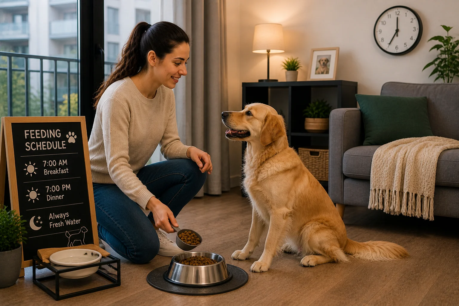 Feeding Schedule for Dogs in Apartments