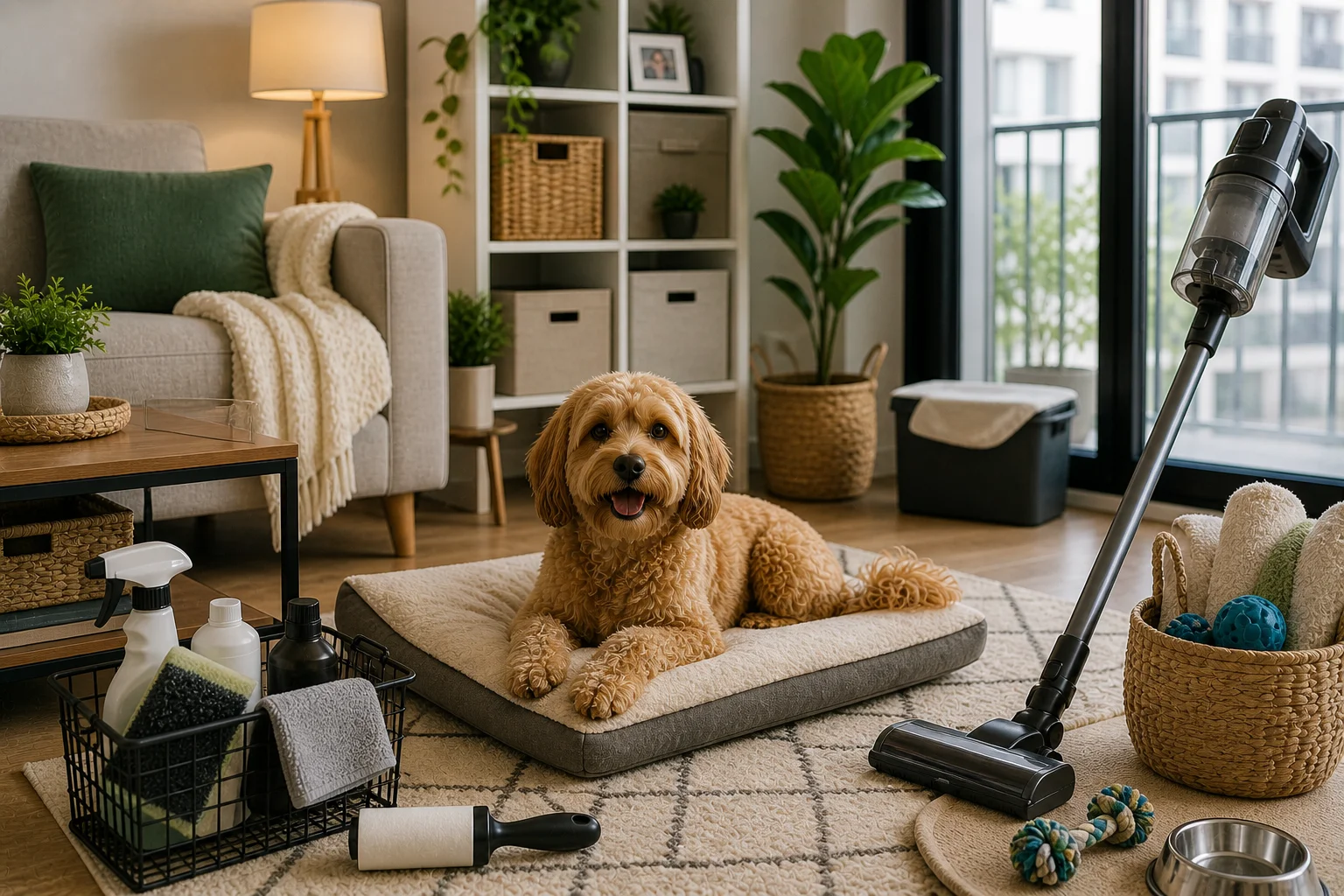 Tips to Keep Your Apartment Clean with a Dog